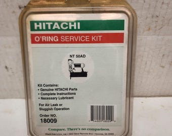 Hitachi 18009 OEM O Ring Service Kit for NT50AD New Old Stock Free Shipping