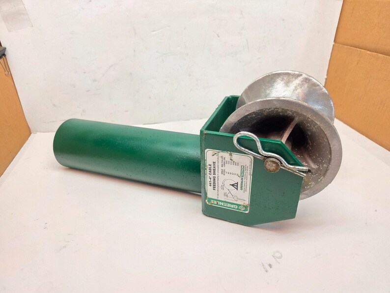 Greenlee 441-4" Feeding Sheave for cable puller Tuggers 640, 6801, 6001 image 1