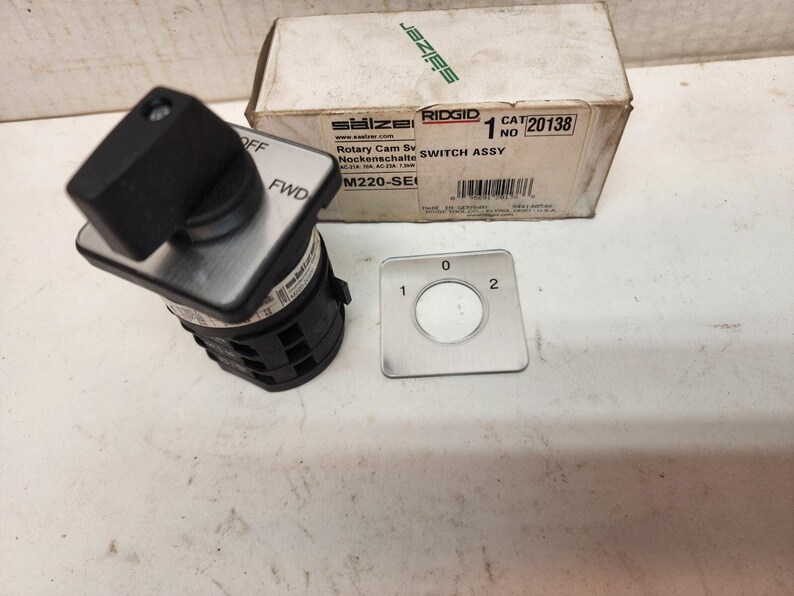 Interruptor de avance/retroceso de repuesto Ridgid 20138 para máquina de limpieza de desagües K-60SP imagen 6