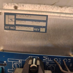 Emerson 2450-8015 Rev A 3-5HP DC motor speed control, Armature Controller Board image 6
