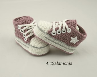 Baskets bébé renforcées double semelle Qualité améliorée chaussures bébé rose foncé crochet cadeau d'anniversaire baskets baskets