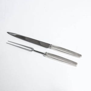 Georg Jensen &quot;Cypress&quot; Sterling Silver carving set