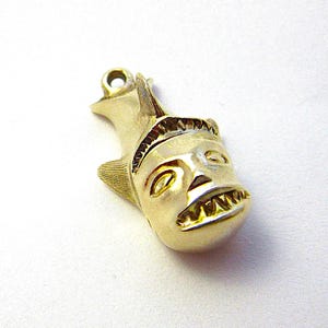 Vintage 10kt Orca Whale Charm-Longevity, Family, Protection. Known as Killer Whale and Dogfish Woman by the Haida People from BC. Very Rare!