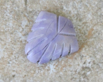 Purple Jade Cabochon for Pendant - Natural Stone - Southwest Design - Undyed Natural Turkish Jadeite Lavender - Item 731