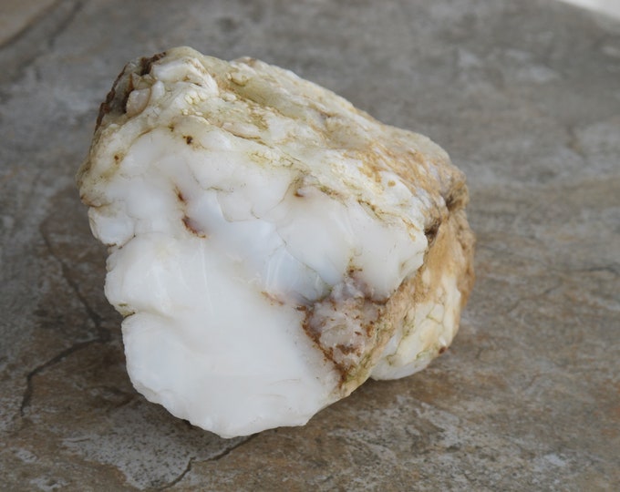 LARGE Turkish Virgin White Opal - Pearl Opal from Turkey, RARE Reiki Healing Stone - Chakra Rough Raw Spiritual Stone - Item 556