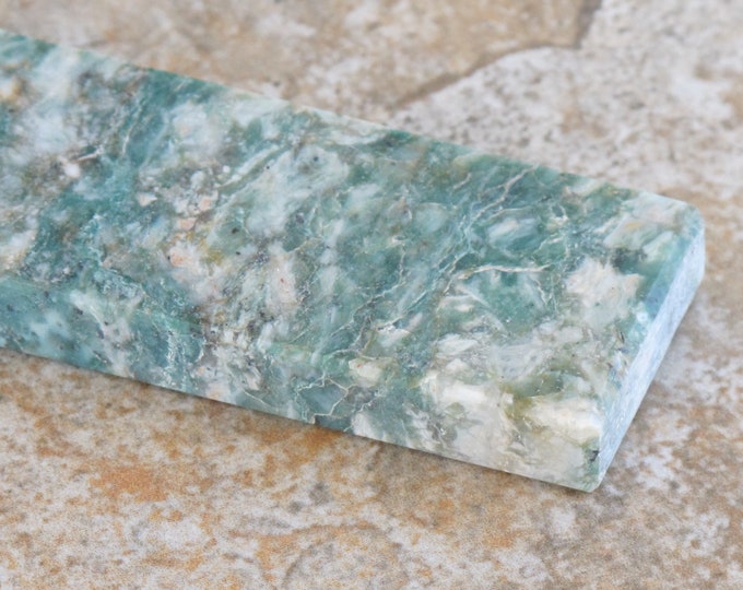Polished Slice of Atalan Agate from Turkey, RARE Green Reiki Healing Stone - Chakra Rough Raw Spiritual Stone - Item 003c