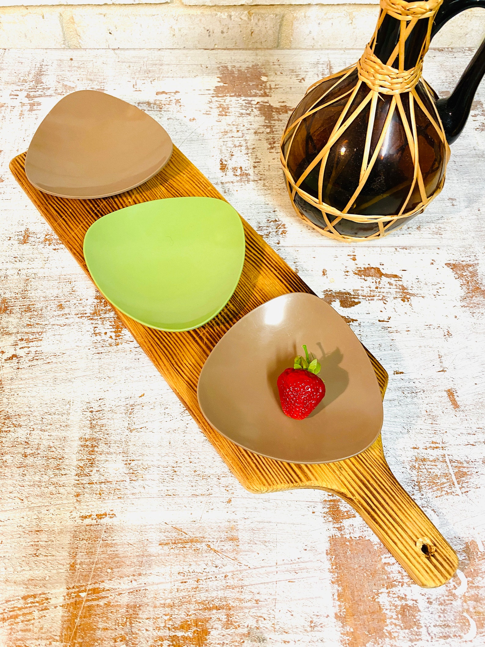 Vintage British Plastics Co Melamine Condiment Dishes Retro Etsy