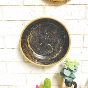 Rustic Canterbury Studio Pottery Wall Plate