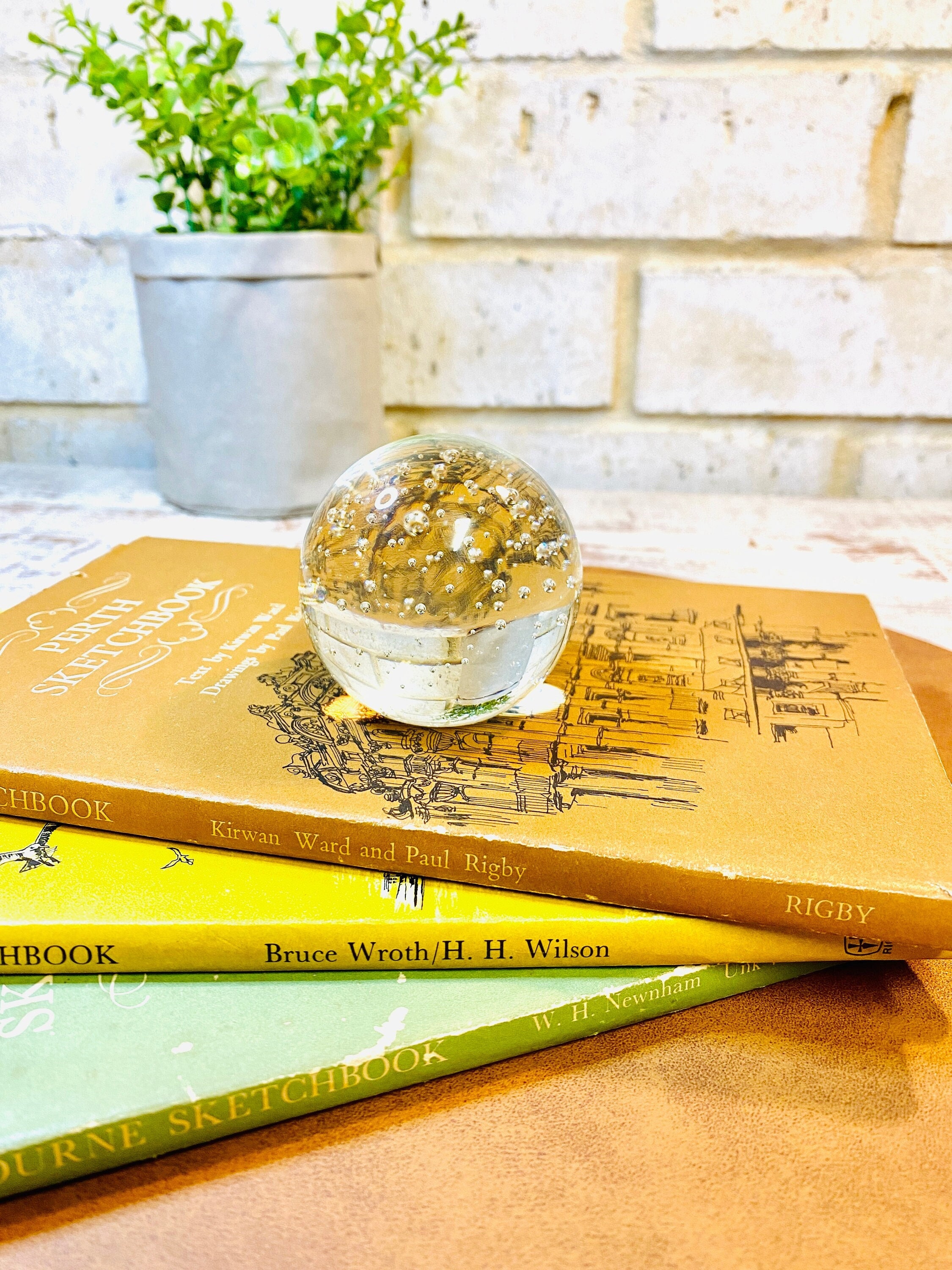 Blown Glass Paperweights Etsy Australia