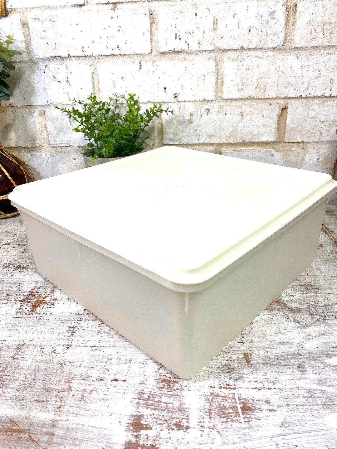 Vintage Tupperware Container Extra Large Tupperware Container Cake