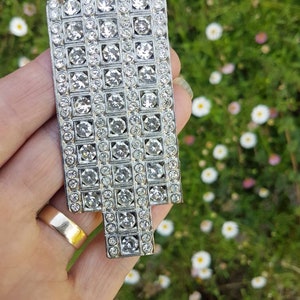 Vintage Art Deco dress clip, restored and ready to wear