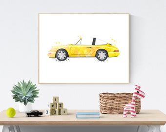 Race Car Wall Art Boys Room Decor Kids Room Wall Art Etsy