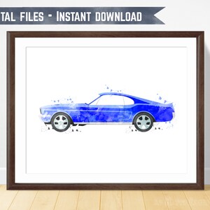 Car Theme Room, Nursery Cars Decor, Car Print For Boy, Big Boy Art Print, Transportation Kids, Boys Car Nursery, Boys Room Decoration