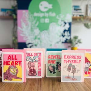 Zodiac Birthday Card 6 Pack SIE WÄHLEN die Sternzeichen, die in diesem Paket illustrierter Geburtstagskarten enthalten sind