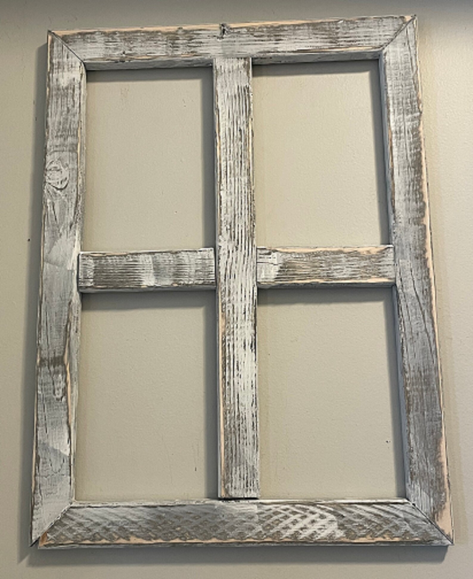 Rustic Wooden Window Frame DIY Frame Decorate as you choose Etsy