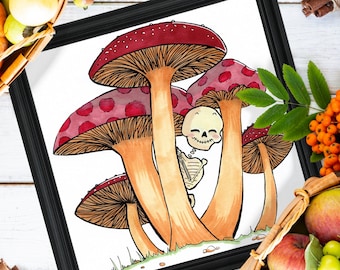 Mushroom Forest, illustration