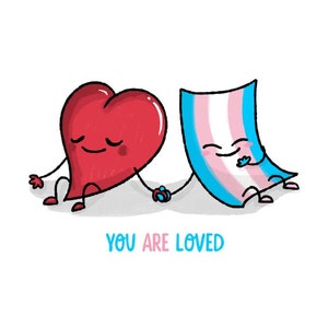 You Are Loved Trans supportive Card image 2