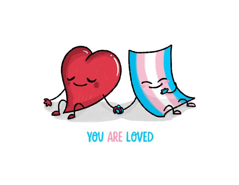 You Are Loved Trans supportive Card image 2