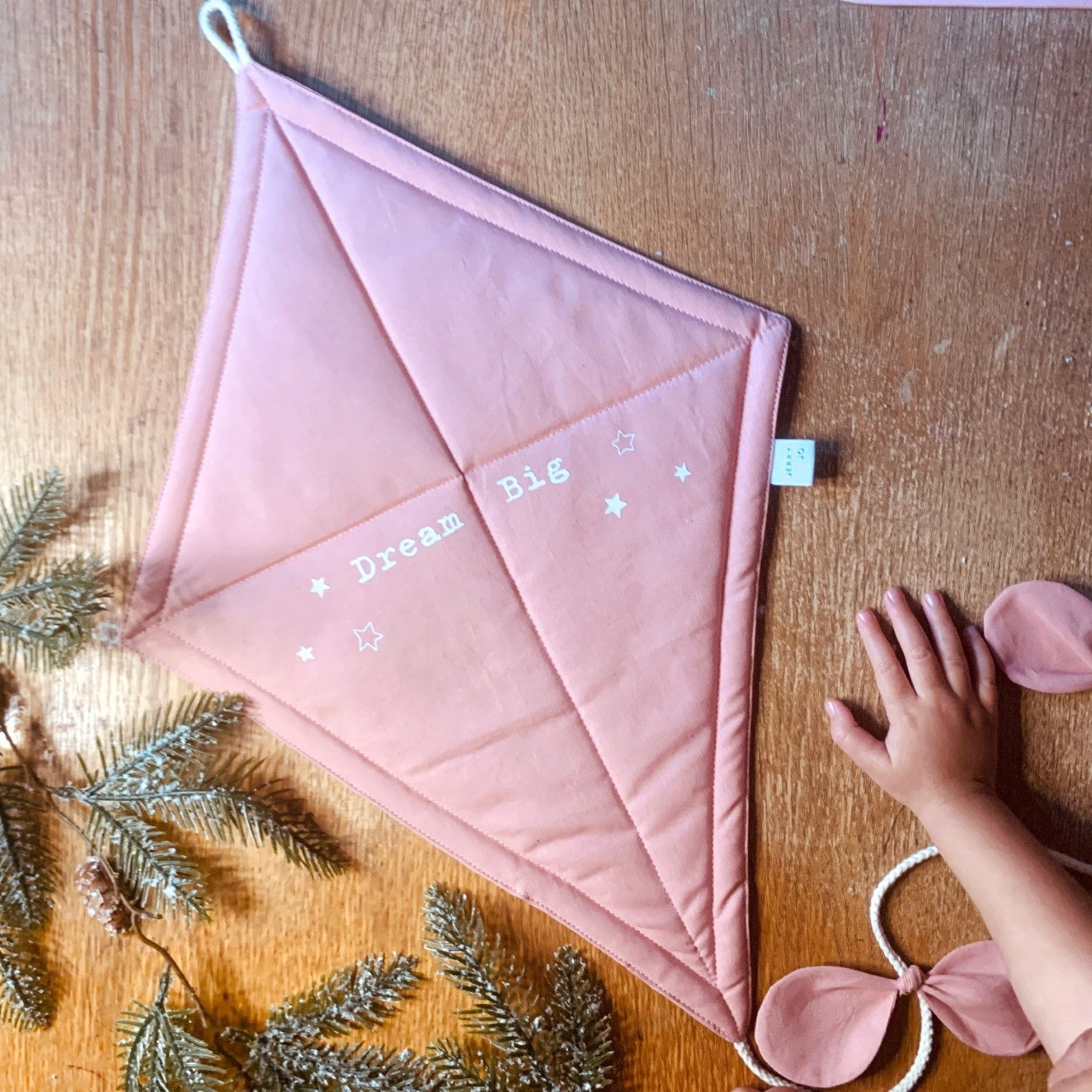 Wall Hanging Fabric Kite Home Decor Nursery Decor Wall Etsy