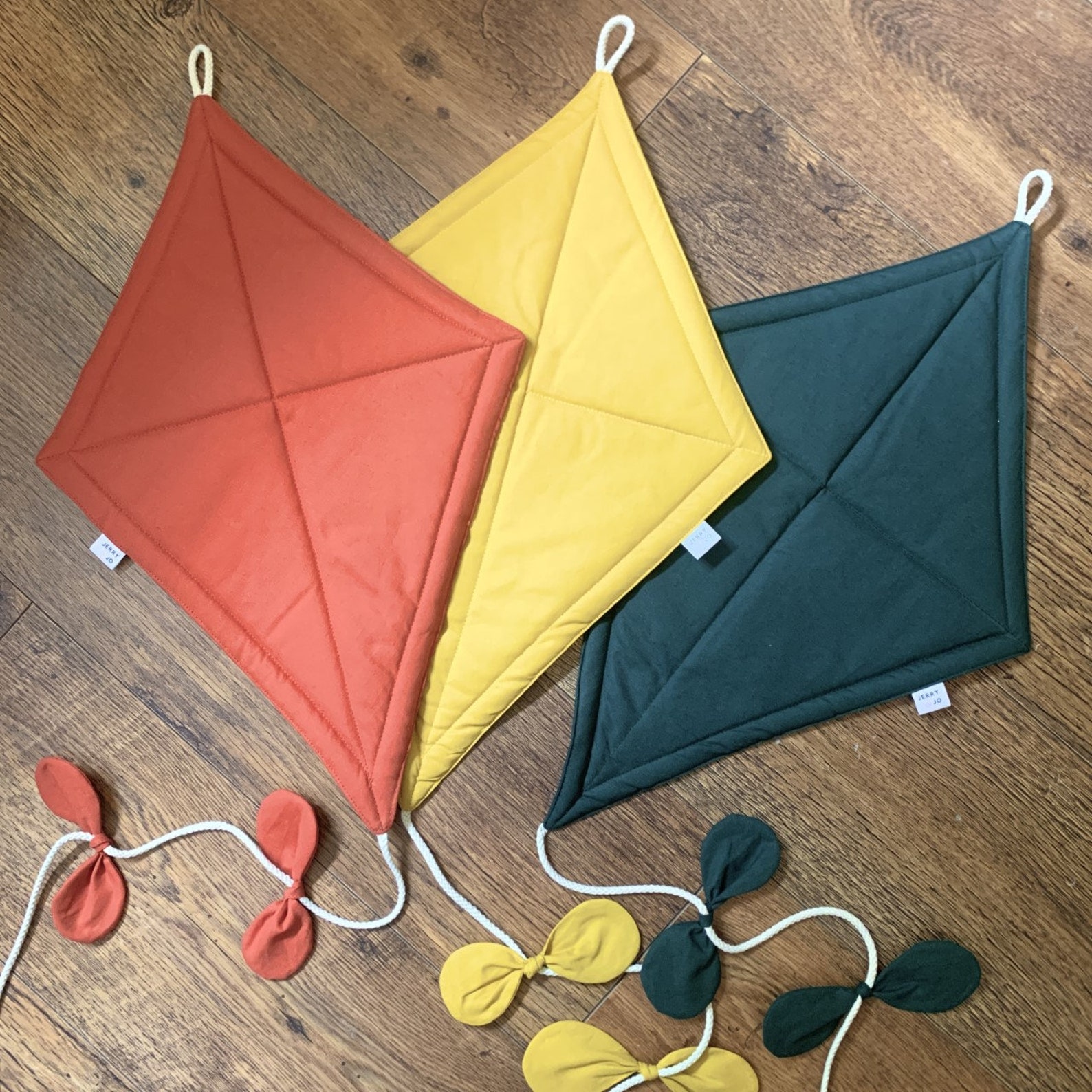 Wall Hanging Fabric Kite Home Decor Nursery Decor Wall Etsy