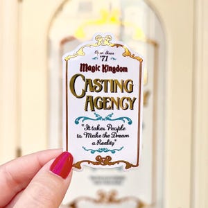 MK Casting Agency Vinyl Sticker