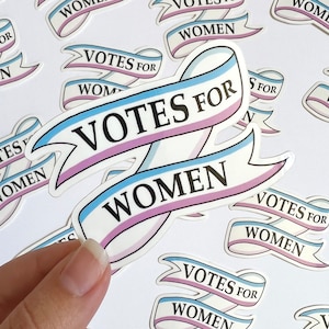 Votes for Women Sash sticker
