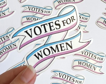 Votes for Women Sash sticker