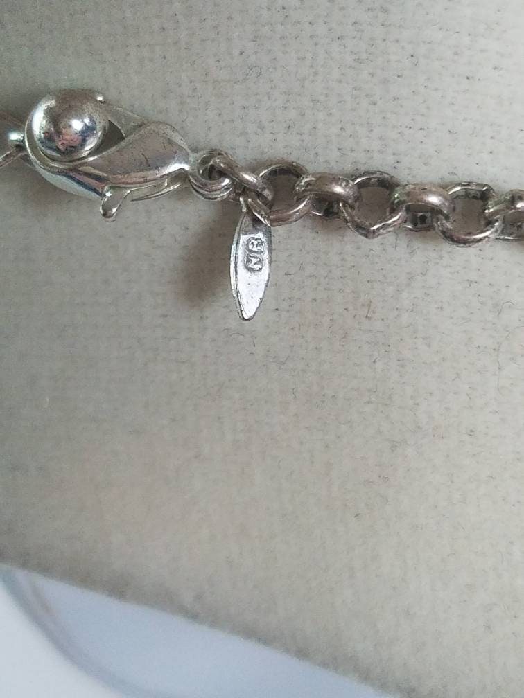 Vintage Avon NR Marked Silver and Turquoise Necklace Etsy