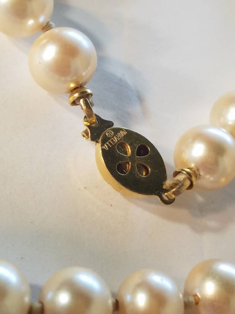 Beautiful Vintage Marvella Faux Pearl Necklace and Bracelet Etsy