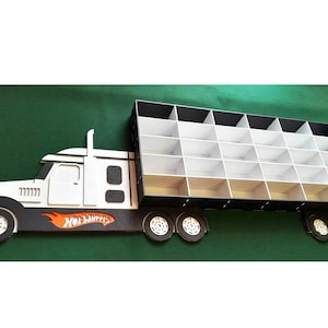 Hot Wheels car display shelf 30 section Unique gifts for kids Playroom decor Toy storage Display shelves Gift for grandson