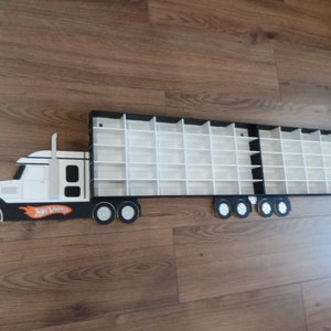 Hot Wheels storage Display Car shelf 60 section Unique gifts for kids Playroom decor Hot Wheels Toy storage Gift for grandson