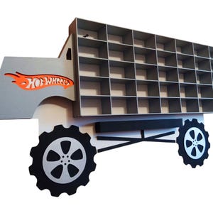 Monster truck garage Hot wheels storage Toddler boy birthday gift Toy car garage Toddler cars storage Hot wheels gift Toys car parking
