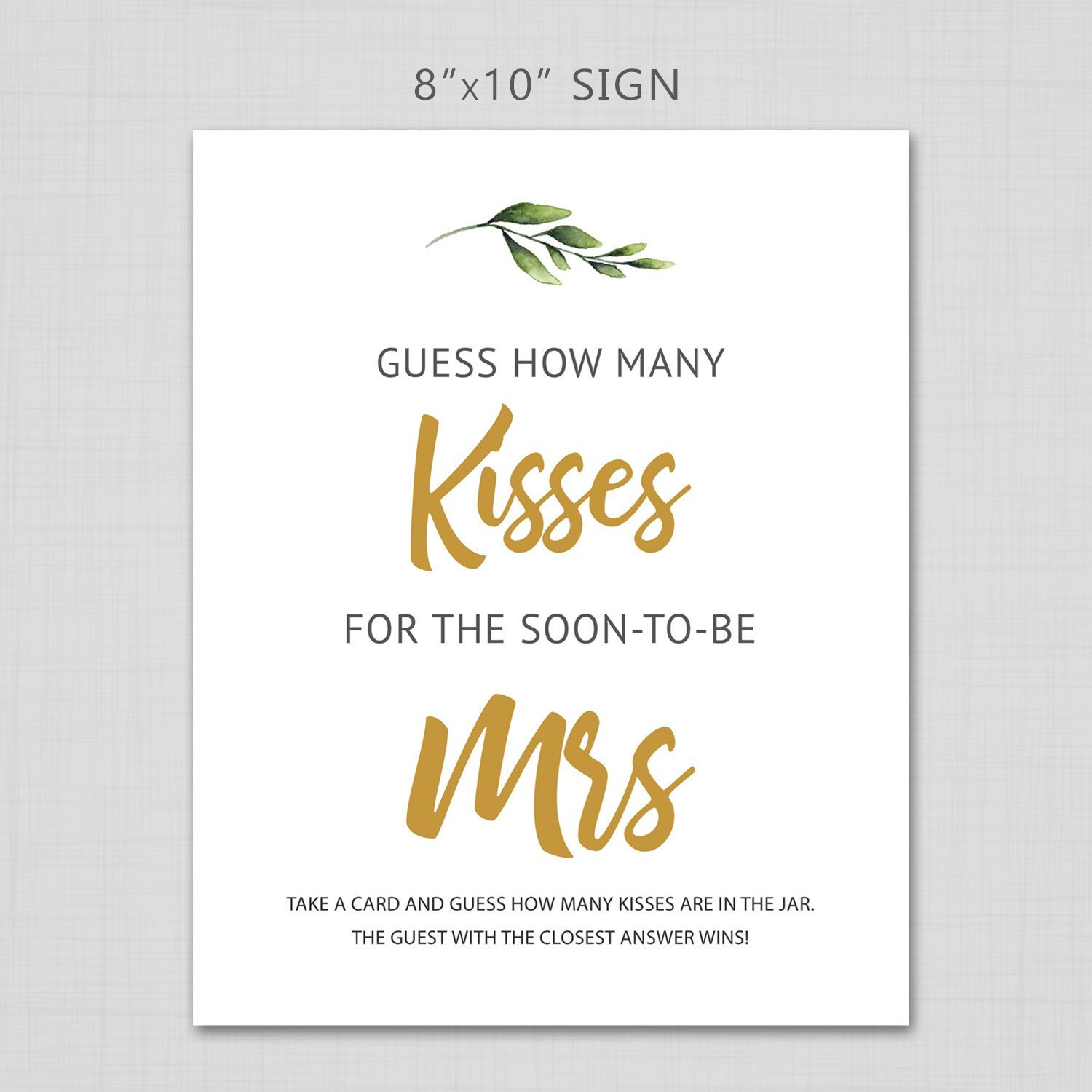 guess-how-many-kisses-for-the-soon-to-be-mrs-kisses-in-the-jar-bachelorette-greenery-bridal-shower-printable-guess-the-kisses-j031-etsy for Free Printable Guess How Many Kisses Guess How Many Kisses for the Soon to Be Mrs, Kisses in the Jar, Bachelorette Greenery Bridal Shower Printable, Guess the Kisses,j031 - Etsy for Free Printable Guess How Many Kisses