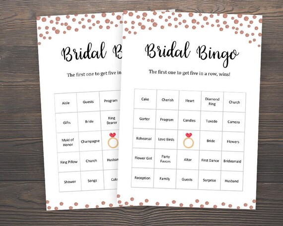 Rose bingo cards free