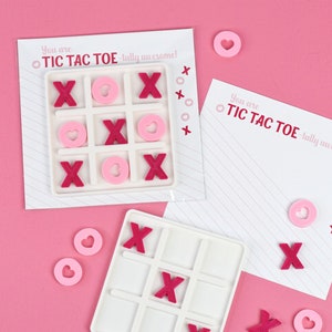 Tic Tac Toe Board Valentine Gift - 3D geprint plastic