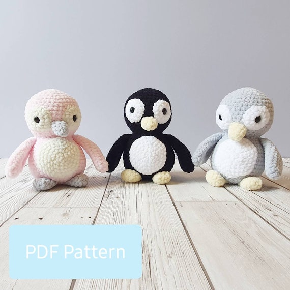 Free Crochet Mini Penguin Pattern - Grace and Yarn