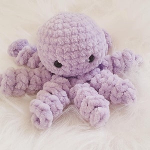 Crochet octopus plush soft toy