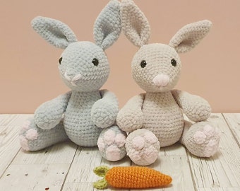 Crochet bunny plush soft toy