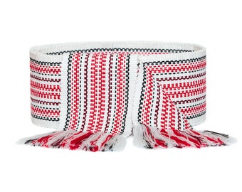 Ukrainian woven belt Wide woven krayka Handwoven belt Woven belts for women Wide belt for men Traditional ribbon Embroidered belt