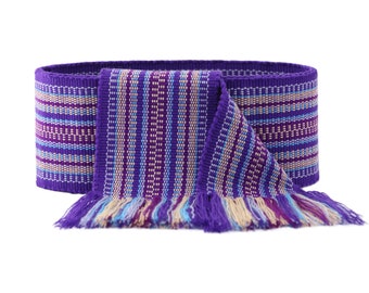Wide woven belt for woman Ukrainian ribbon Waist belt long Folklore handwoven sash Embroidery belt Bohemian strap for men Ethnic woven sash