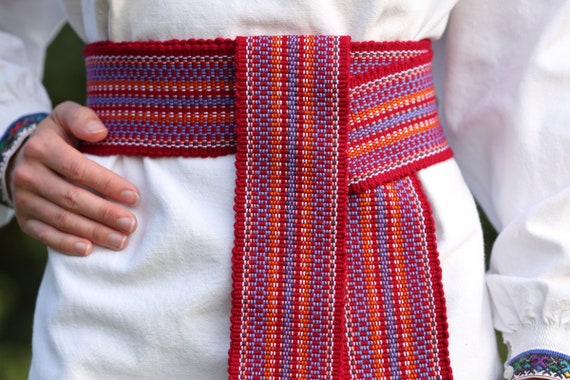 Ukrainian Belt Woven Belt for Women Bohemian Belt  display picture 2