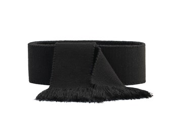 Ukrainian woven belt Black sash Handwoven Traditional krajka for shirt Ethnic belt Bohemian strap Hippie folk Embroidered sash Woven textile
