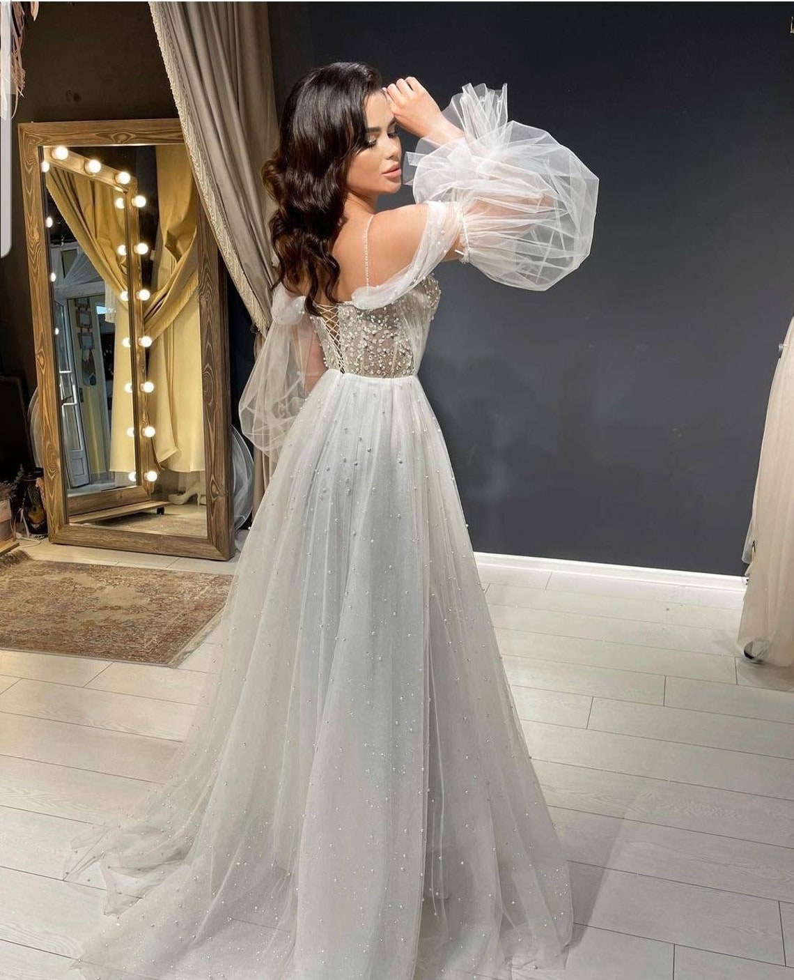 detachable tulle