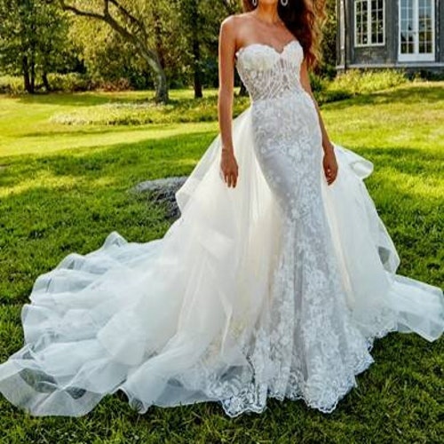 Detachable Wedding Overskirt Ruffle Separate Skirt Removable - Etsy