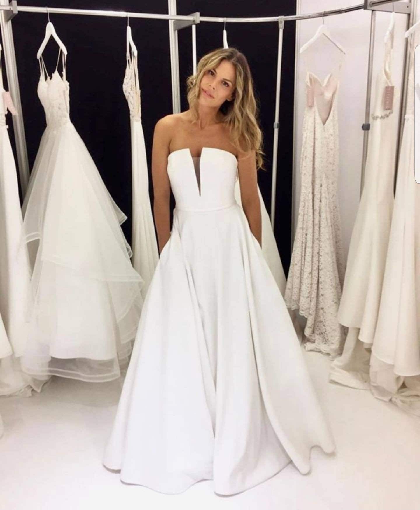 simple wedding dress civil ceremony