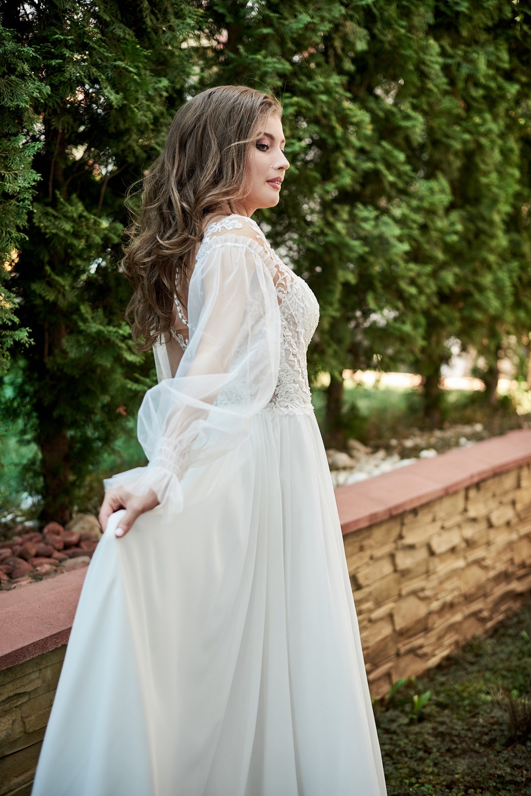 Removable Bridal Sleeves, Bicep Wedding Sleeves Detachable, Detachable ...