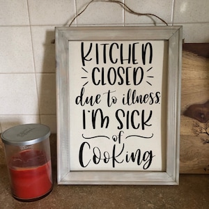 Funny Kitchen Sign 