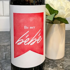 Schitts Creek Wine Label, Moira Rose Wine, Valentines Wine Label