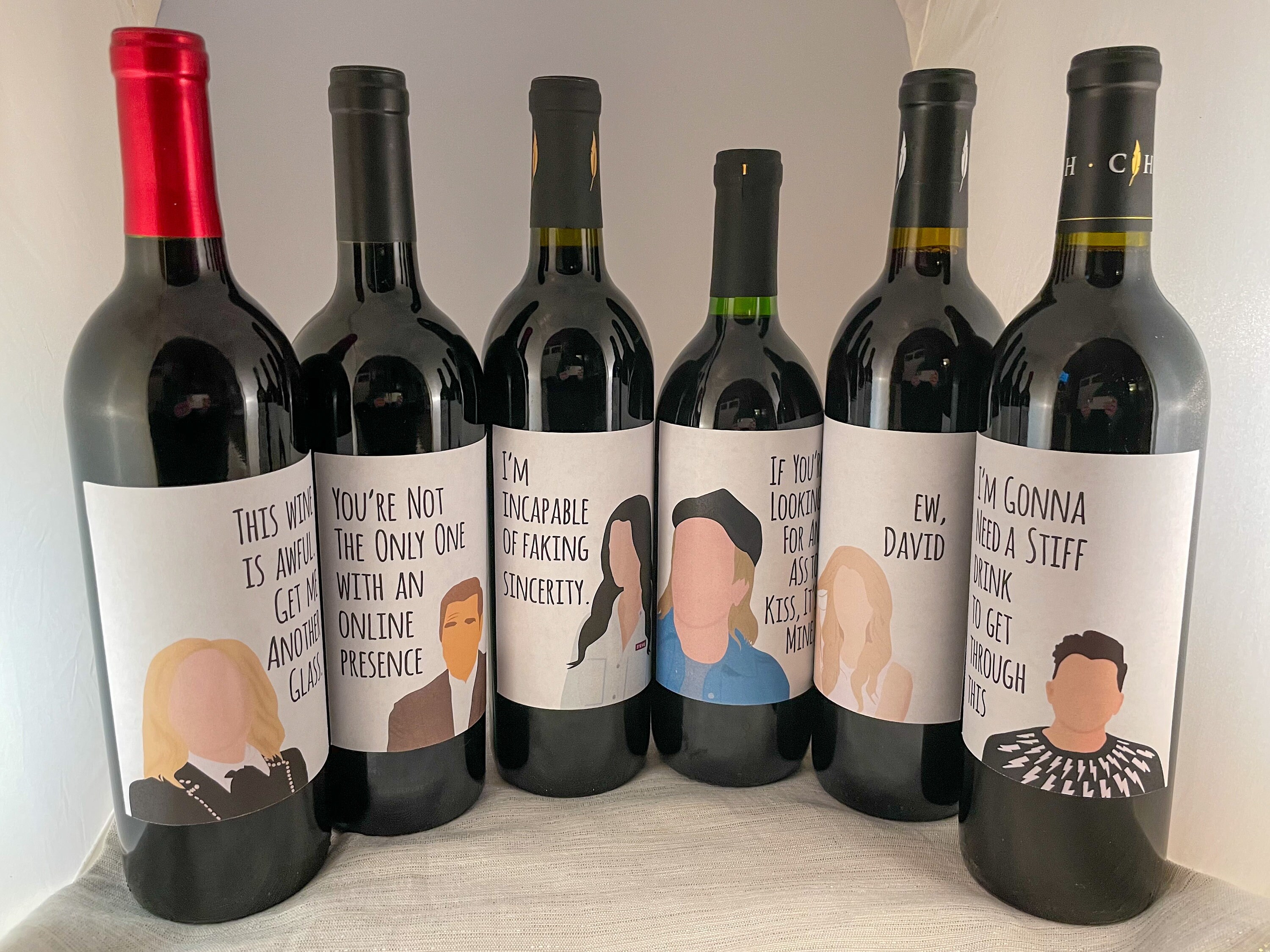 Schitts Creek Wine Label Schitts Creek Gifts Etsy Finland