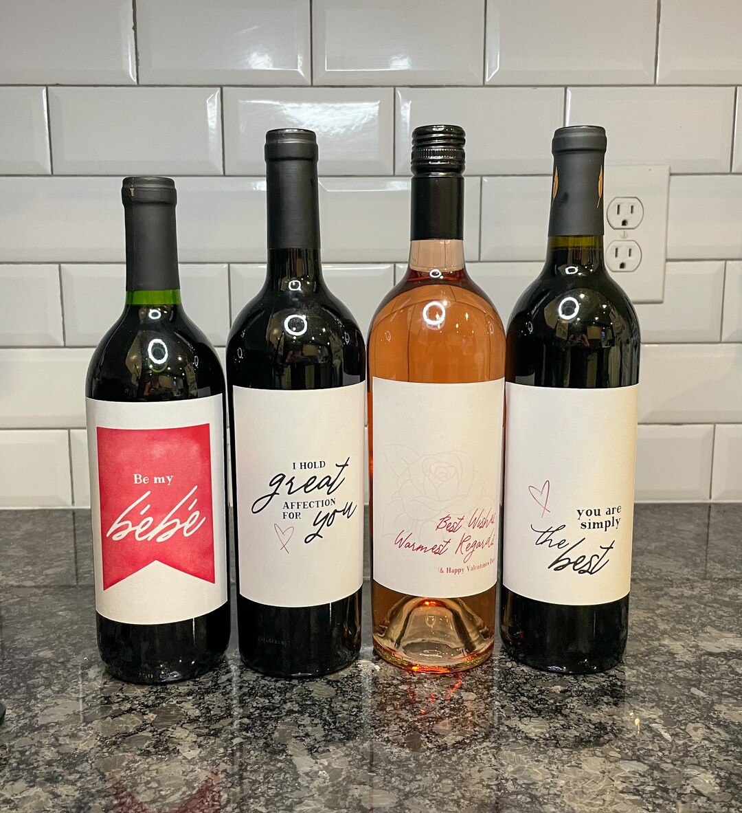 Schitts Creek Wine Label, Moira Rose Wine, Valentines Wine Label Etsy